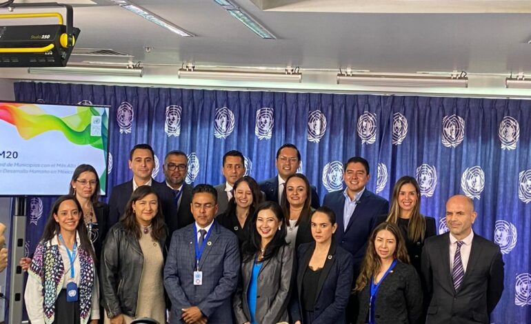 Se integra Guadalupe a la M20; Red de Municipios con alto índice de desarrollo humano