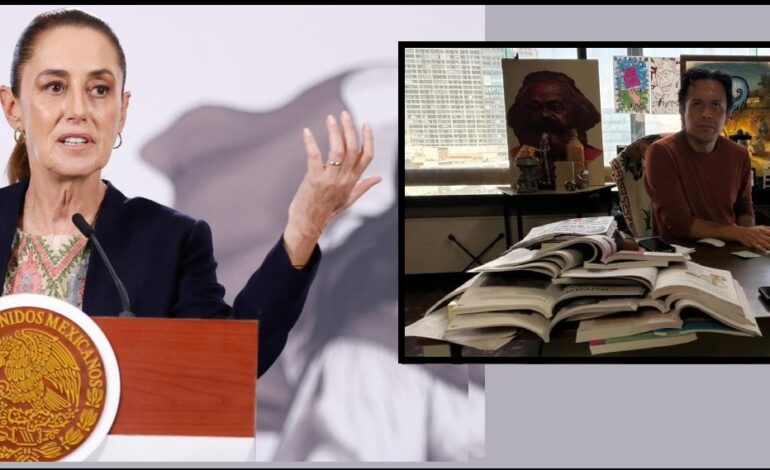 Los libros de texto no son patrimonio de una persona”: Sheinbaum sobre expulsión de Marx en la SE