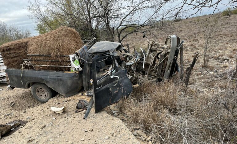 Otra mina terrestre, la tercera, estalla en Doctor Coss y vuela camioneta de campesino