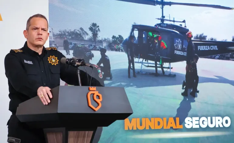 Fortalece NL estrategia de seguridad rumbo al Mundial 2026