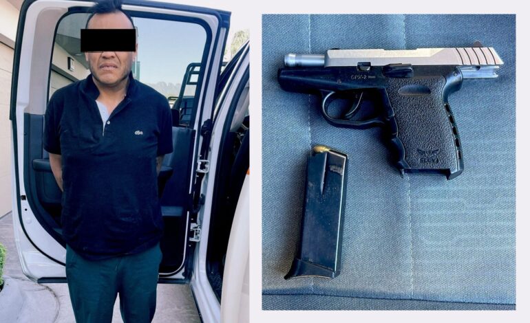 Golpea y amenaza con arma a novia en hotel