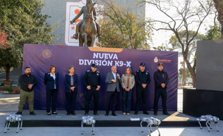 Integran los K9-X (perros robot) en la estrategia de seguridad en Guadalupe