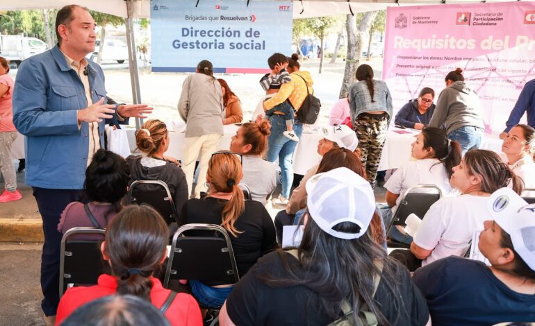 Beneficia a más de 800 personas “Brigadas que Resuelven”