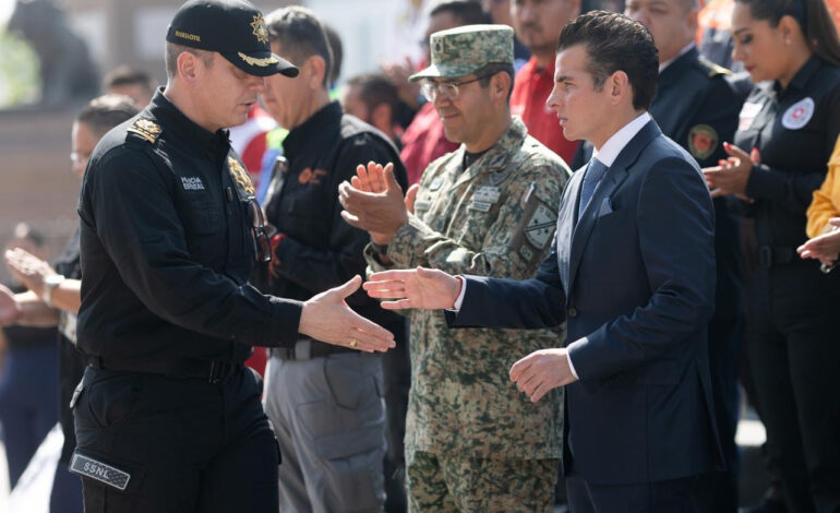 Miguel Flores da banderazo de inicio al Operativo Semana Santa 2026