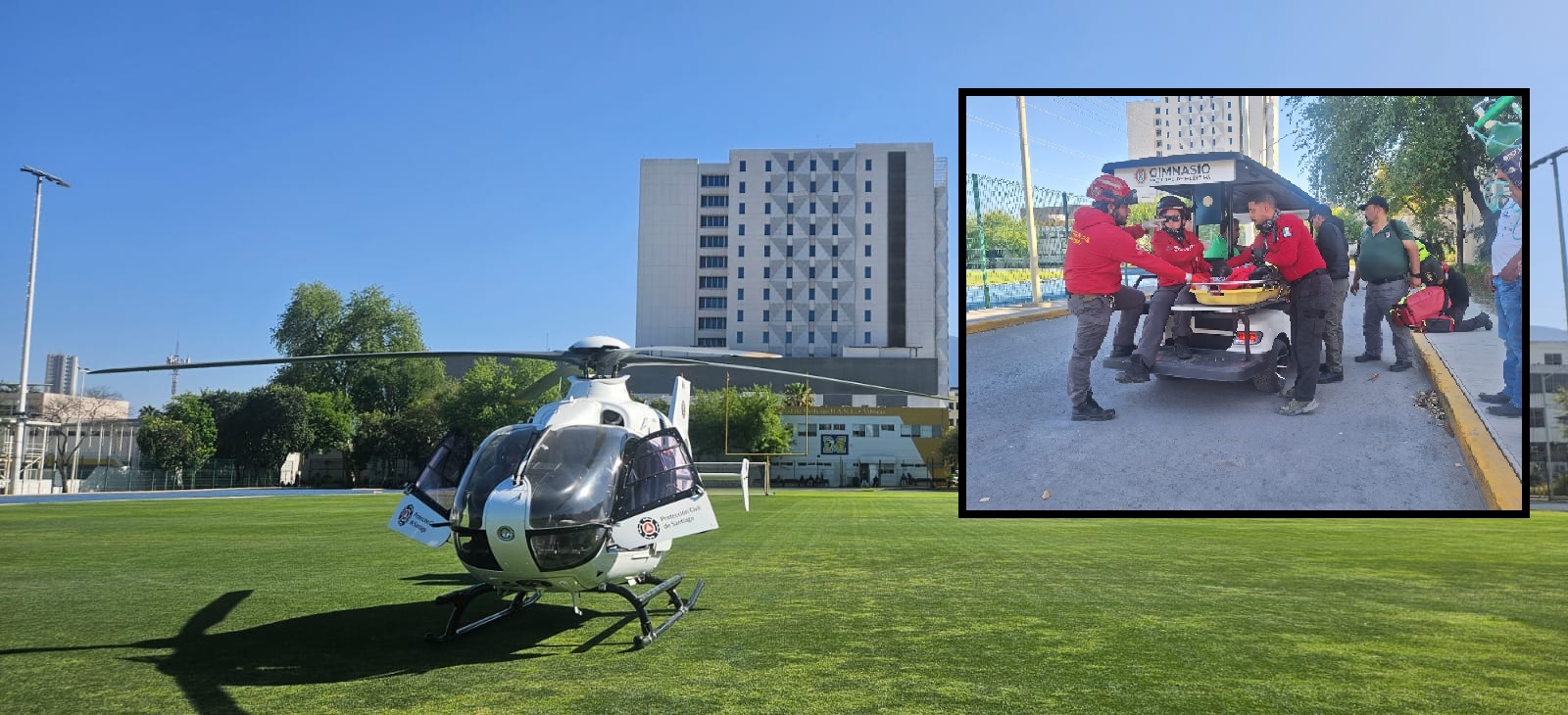 Activa PC Santiago «puente aéreo» para trasladar a bebé que ingirió cloro