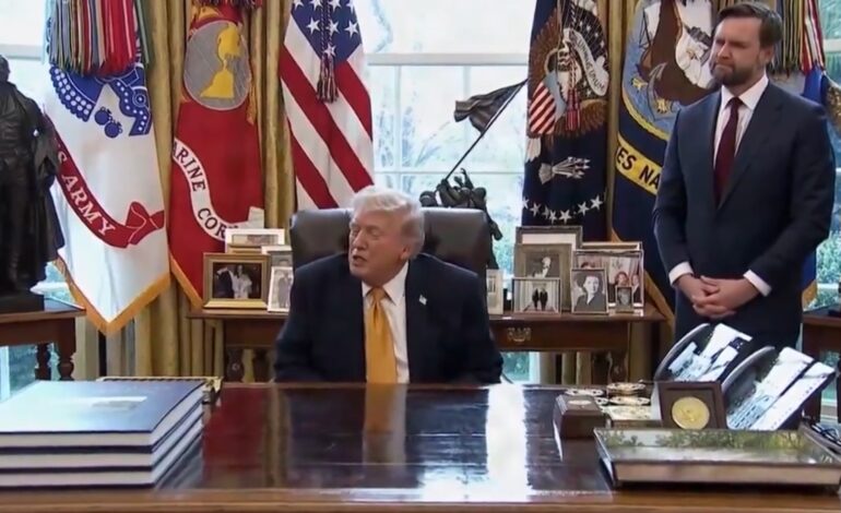 Exhorta Trump a los aliados de la OTAN  a dar mayor apoyo para reabrir el estrecho de Ormuz