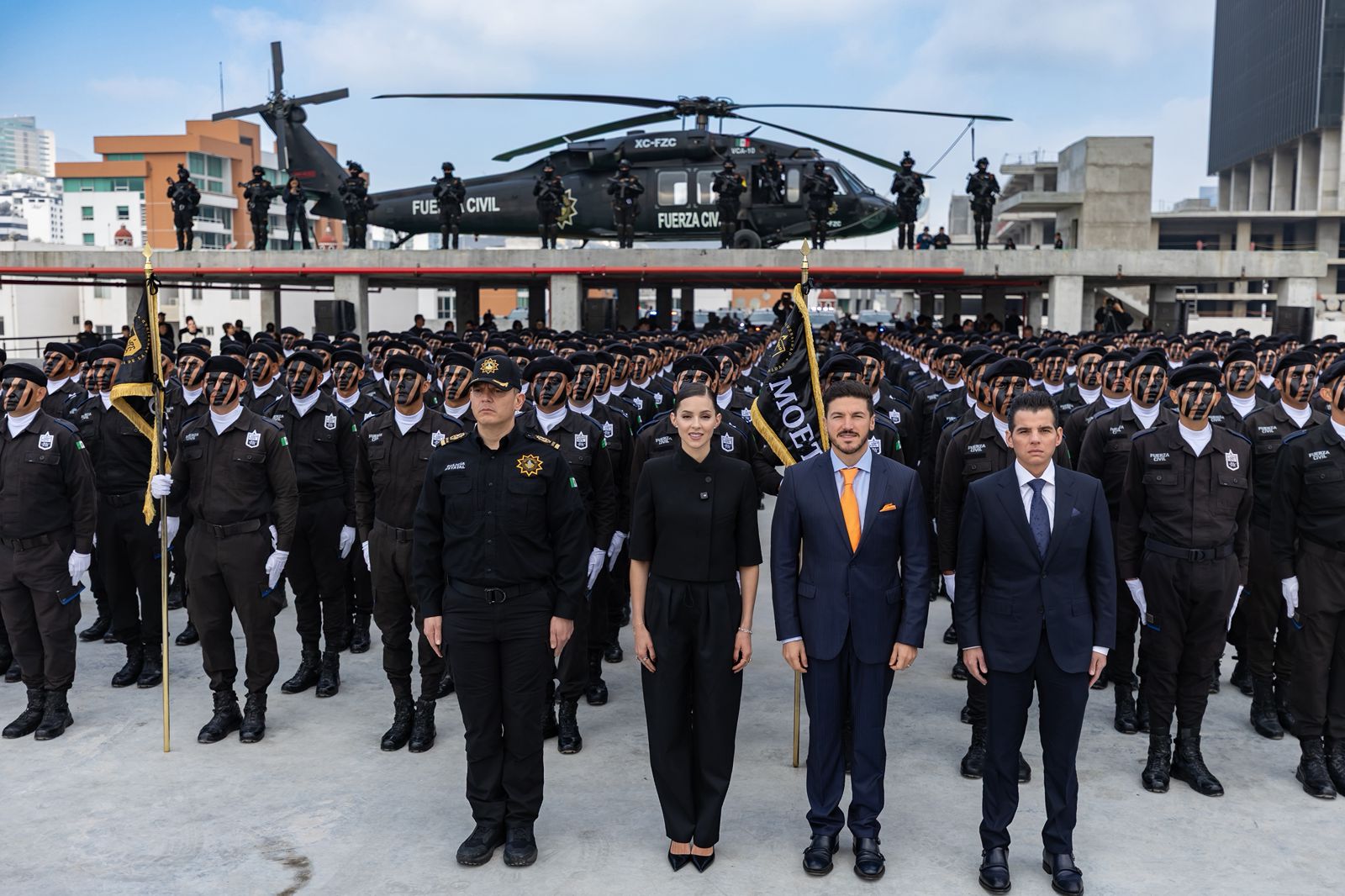 Gradúa Estado a 323 nuevos elementos de Fuerza Civil