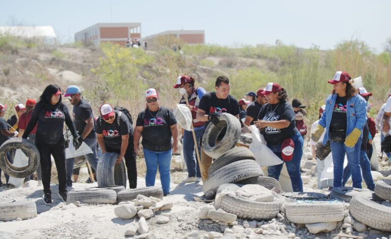 «Todos Jalamos por García» logra retirar más de 180 toneladas de basura en Río Pesquería