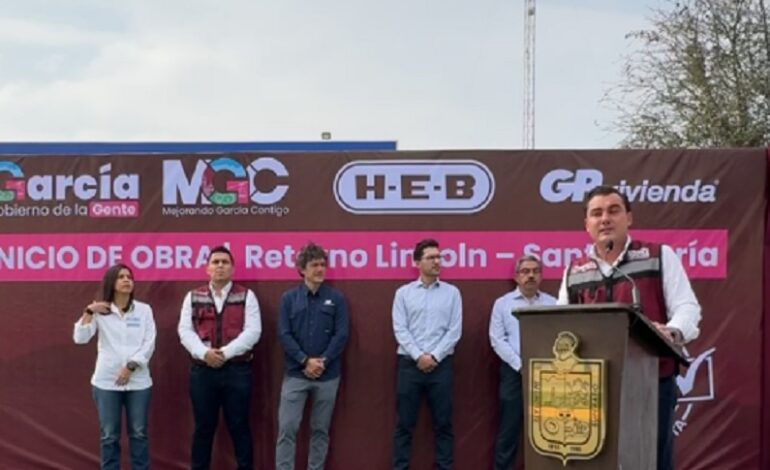 En sinergia con la IP, García inicia obras de  retorno Lincoln-Santa María