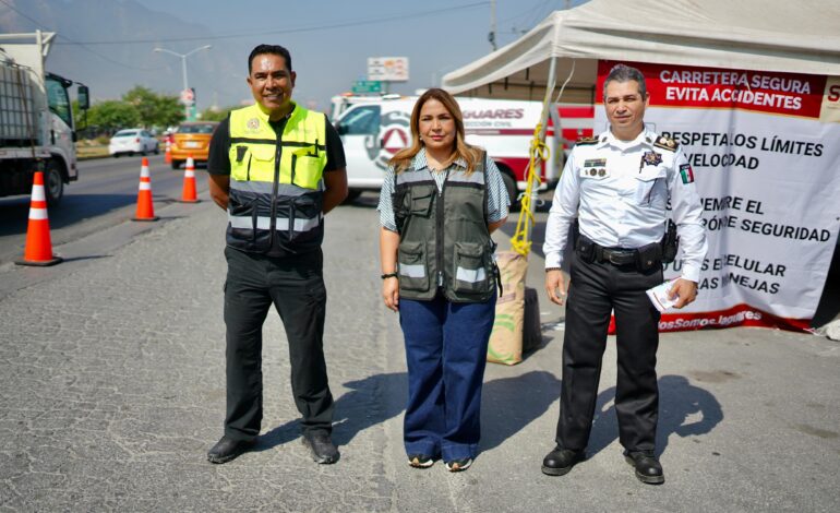 Arranca Santa Catarina operativo carretero por Semana Santa