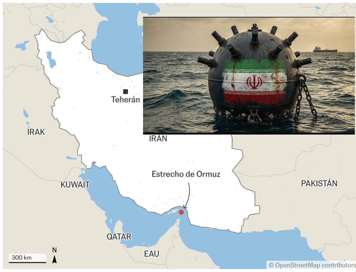 Lanza Trump amenaza a Irán de ataque jamás visto sino retira minas del Estrecho de Ormuz