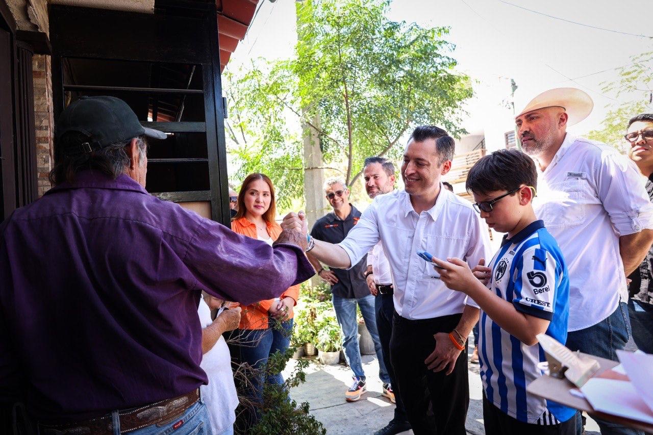 Luis Donaldo Colosio Riojas y autoridades estatales atienden a la ciudadanía en García