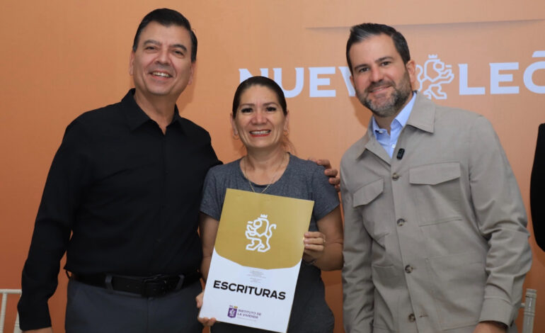 Completa el Instituto de Vivienda mil 600 acciones patrimoniales en García