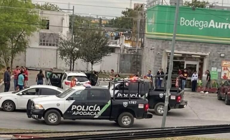 Muere niño de 5 años en ataque armado contra su familia frente a negocio en Apodaca