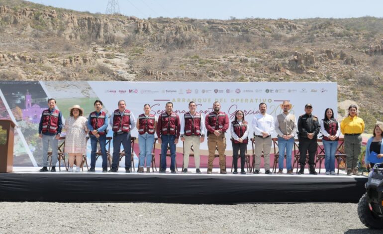 Activan «Operativo Semana Santa García 2026»