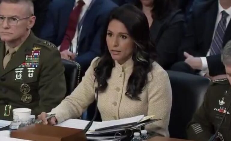 Irán no estaba reconstruyendo su capacidad nuclear: Tulsi Gabbard, directora de Inteligencia Nacional de EU