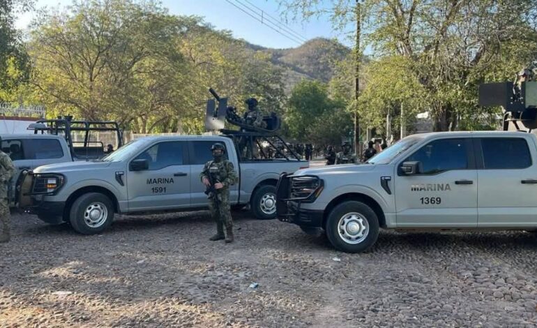 Abate Marina a 11 de «Los Mayos» durante operativo en Sinaloa