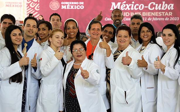 México seguirá contando con médicos cubanos: Claudia Sheinbaum