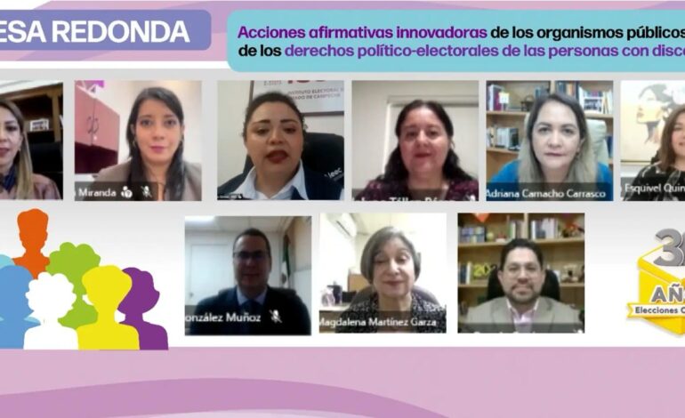 Comparten acciones innovadoras para personas con discapacidad