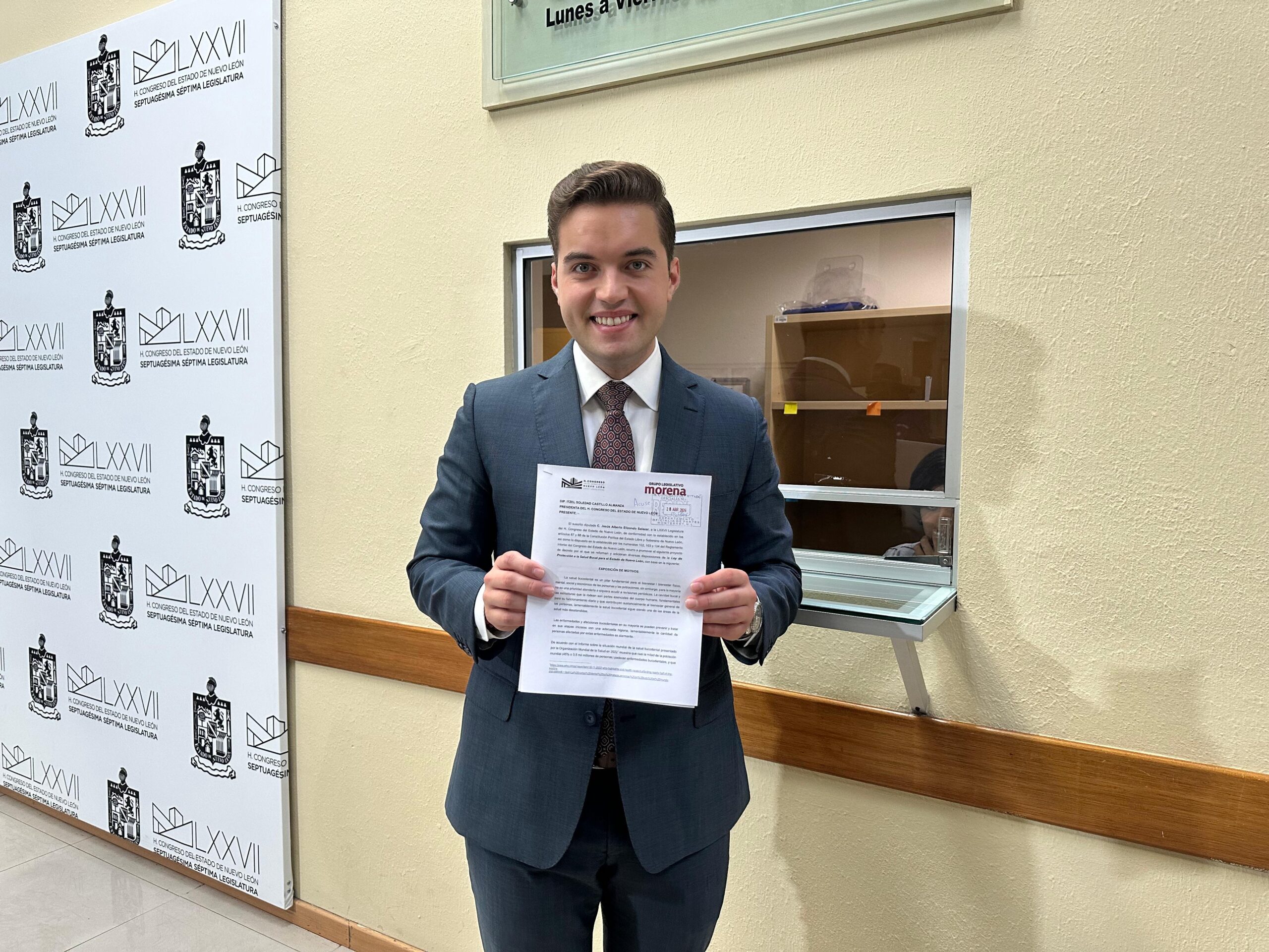 Jesús Elizondo propone entregar kits de salud bucal a zonas vulnerables de Nuevo León