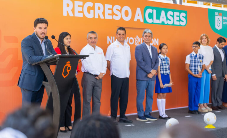 Anuncia Samuel García la construcción de 30 nuevas escuelas para NL