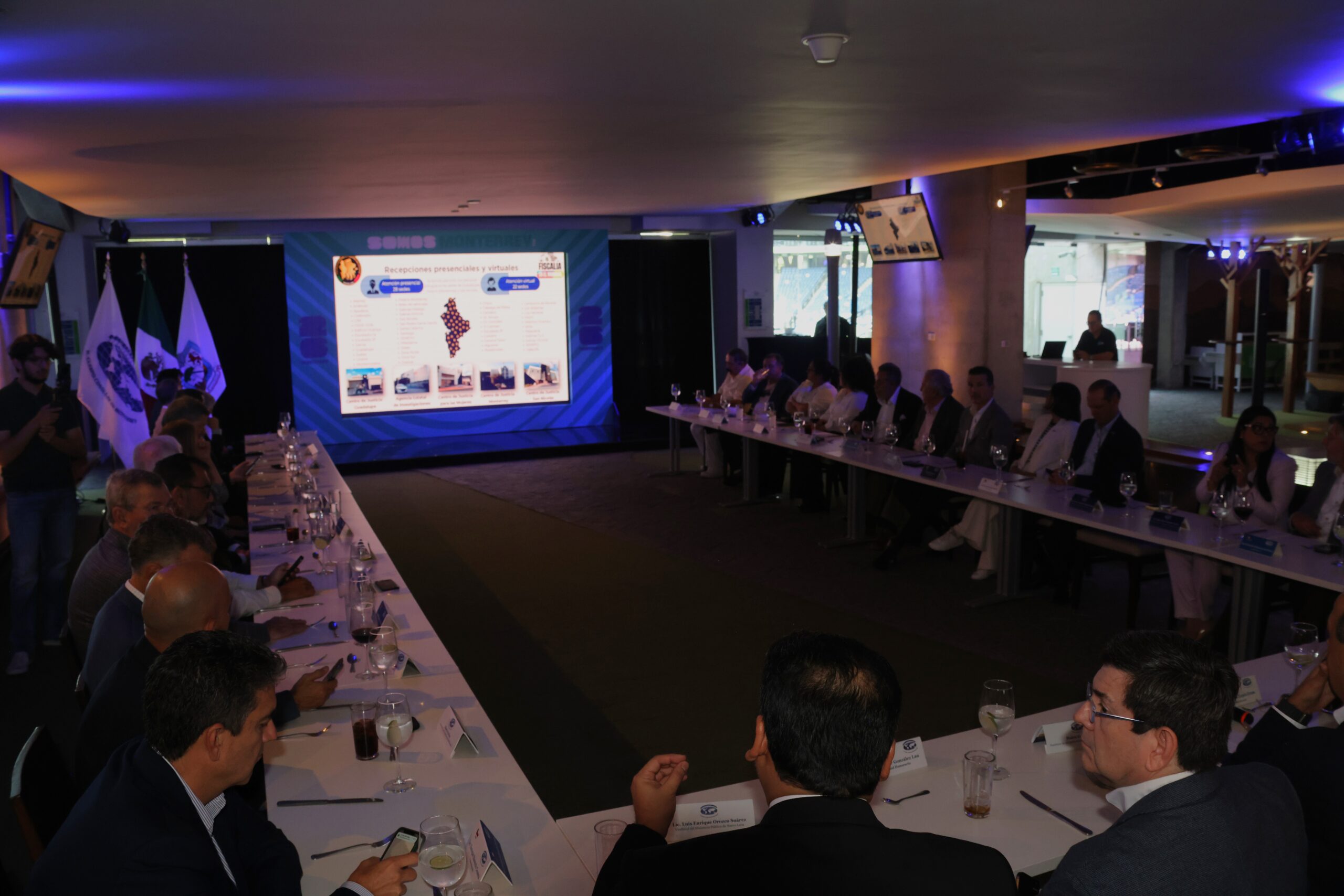 Fiscalía de Nuevo León y Cuerpo Consular en Monterrey se reúnen rumbo al mundial de fútbol 2026