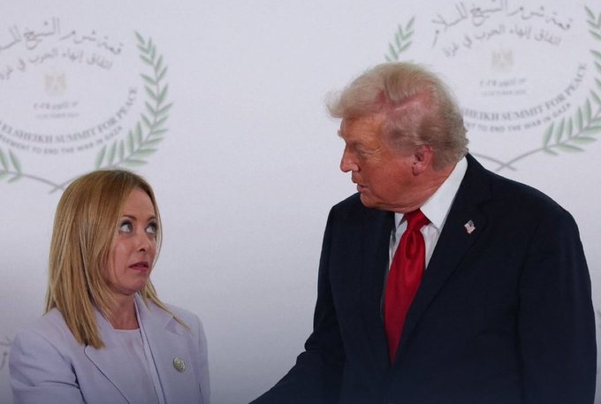 Ahora Trump truena contra primer ministra italiana; «Pensé que tenía coraje, me equivoqué», dice