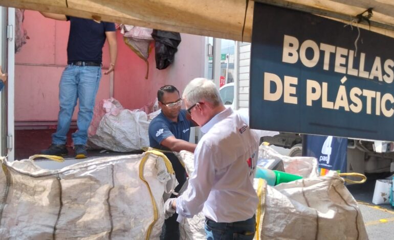 Reúne programa «Recicla y Resuelve» a familias en jornada de acopio sostenible