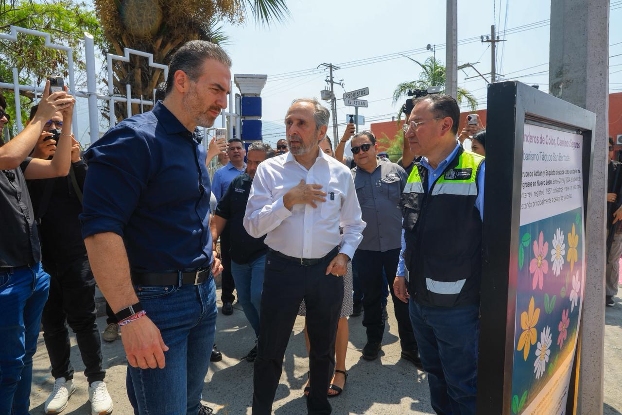 Inauguran urbanismo táctico en San Bernabé