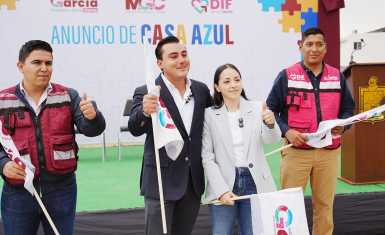 Tendrá García su «Casa Azul», un espacio para personas con autismo