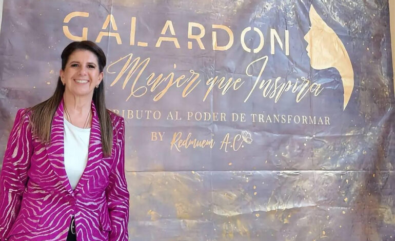 Recibe Martha Herrera el galardón “Mujer que Inspira 2026”