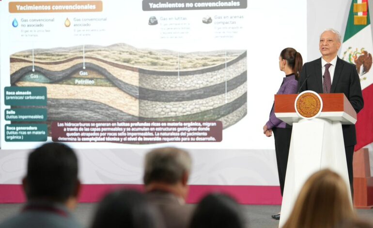 Sheinbaum reitera analizar ‘fracking’ con enfoque sostenible para explotación de gas natural