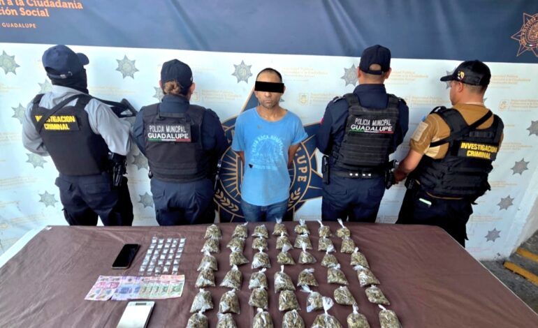 Ni Pilatos lo salva; le encuentran drogas y señalan de intento de ejecución, en Guadalupe
