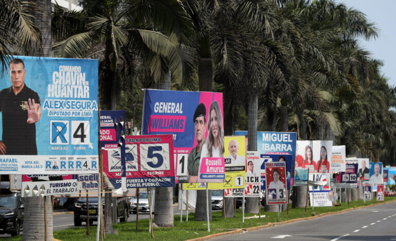 Participarán 35 candidatos por la Presidencia de Perú este domingo