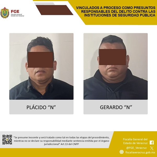 Detienen a director y al comandante de Policía de Tecolutla, Veracruz por ejecución de dos taxistas