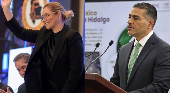 Se reunen Gobernadora de Chihuahua, Maru Campos y titular de Seguridad, Omar García Harfuch