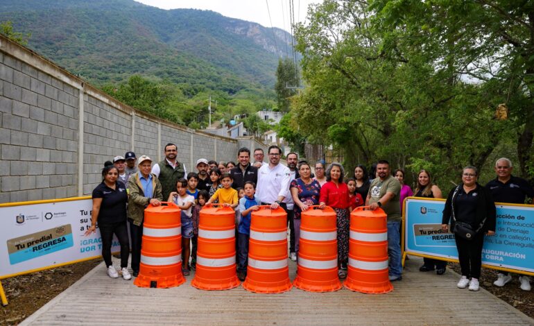 Genera Santiago mejor calidad de vida a vecinos del Callejón Jesús Rocha