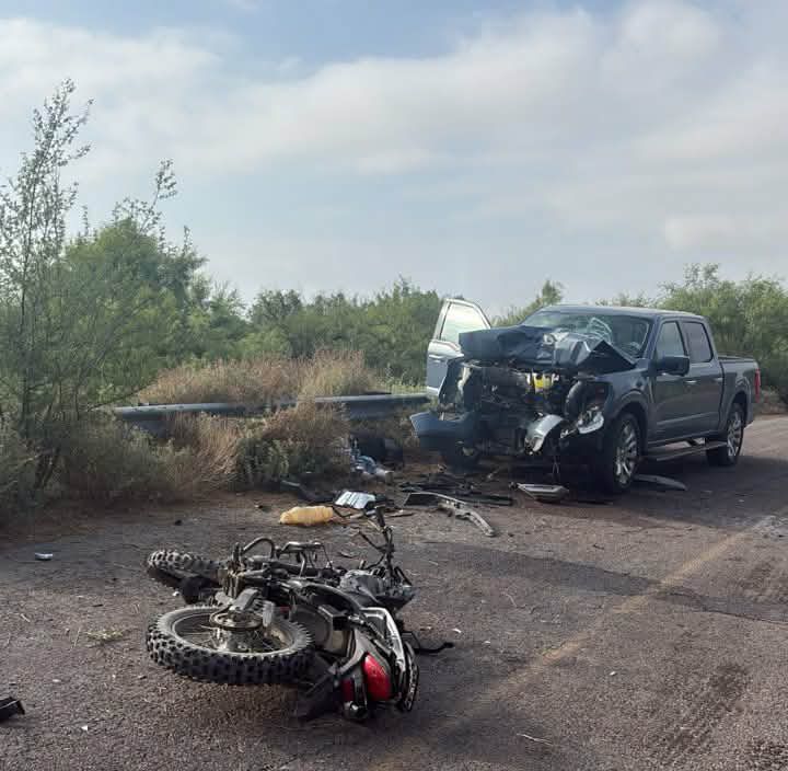 Muere motociclista en choque contra camioneta en la que viajaba el exgobernador de NL, Jaime Rodríguez
