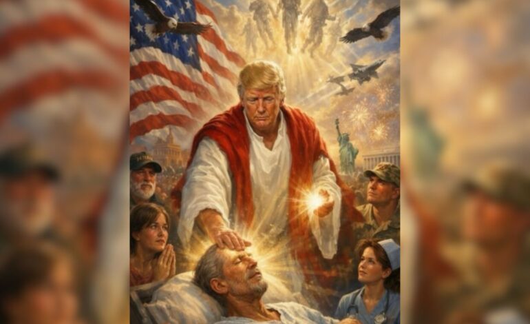 Trump se compara con Jesucristo