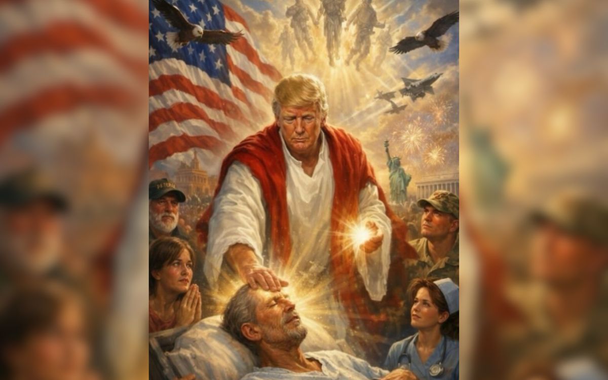 Trump se compara con Jesucristo