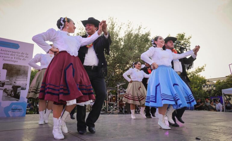 Celebran santiaguenses el 195 aniversario la elevación de Valle del Guaxuco a Villa de Santiago