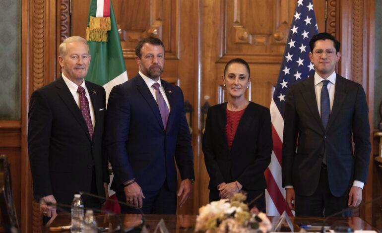 Acuerdan Sheinbaum y Markwayne Mullin mantener colaboración bilateral