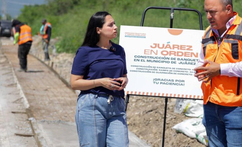 Da Juárez prioridad y seguridad a peatones con mejores banquetas