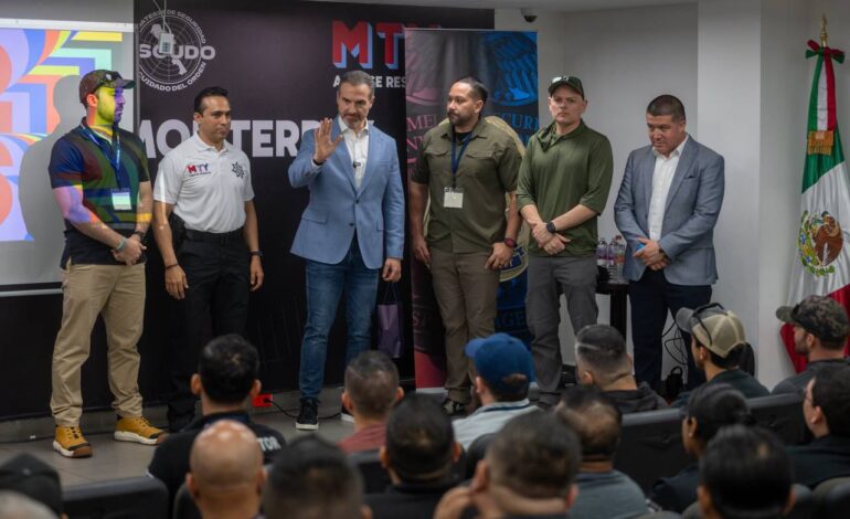 Encabeza Adrián de la Garza «Curso de Atención Táctica en Eventos Masivos»