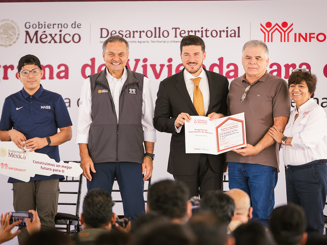 Apoya Samuel construcción de 77 mil casas del Programa de Vivienda para el Bienestar