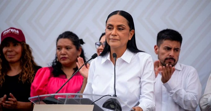 Ahora Morena denunciará a Gobernadora de Chihuahua por bloquear paso de marcha