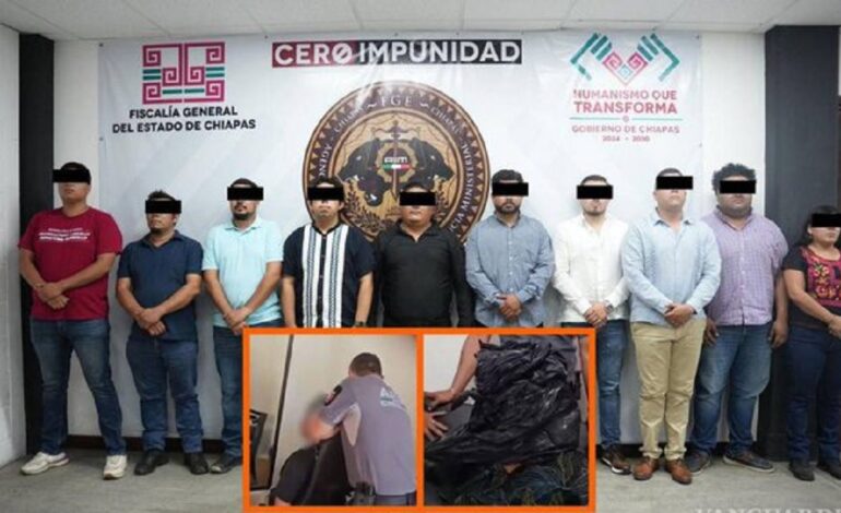 Apresan a mandos, ministerios públicos y policías de Chiapas por torturar a detenidos