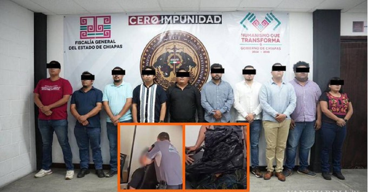 Apresan a mandos, ministerios públicos y policías de Chiapas por torturar a detenidos