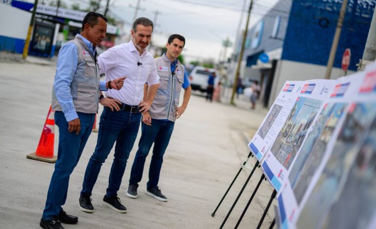 Abre Adrián de la Garza calle Villagrán rehabilitada