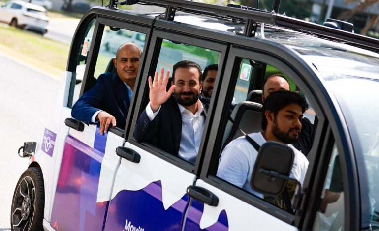 Impulsan San Pedro y el Tecnológico de Monterrey movilidad del futuro con minibús autónomo rumbo al Mundial 2026